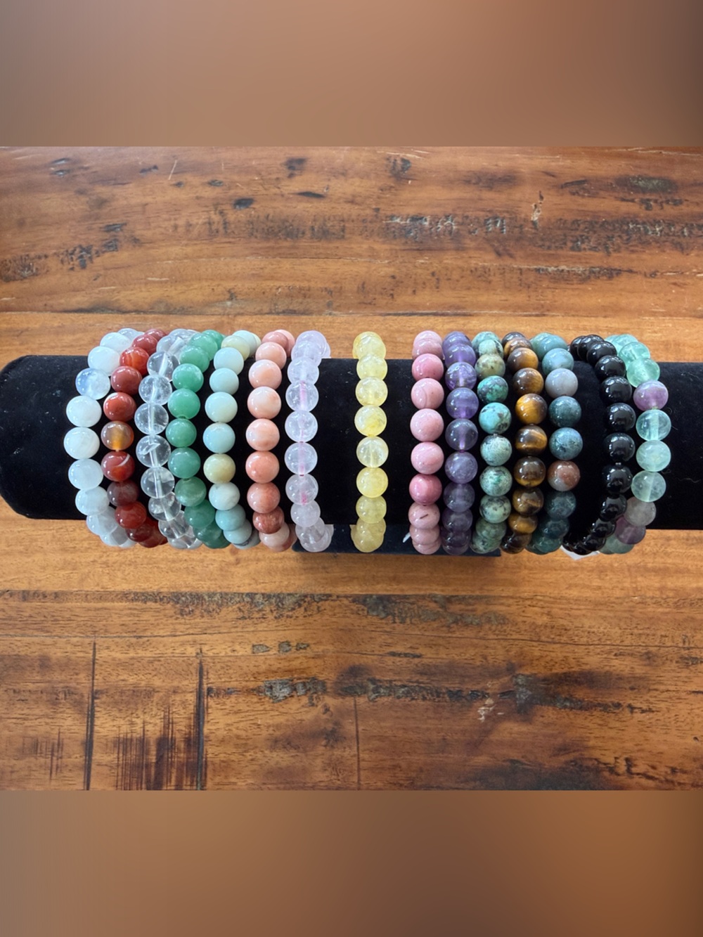 Stackable Multicolor Women’s Bead Bracelets